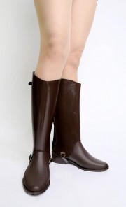 Melissa Riding in Brown