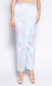 Printed Oishi Pants in Terracotta