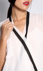 MIka Top in Black and White