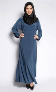 Abeer Jubah in Steel Blue