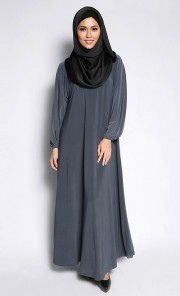 Abeer Jubah in Slate Grey