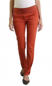 Demi Panel Jeans in Orange