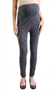 Floral Leggings in Grey