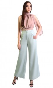 Issabelle Pants in Mint Green