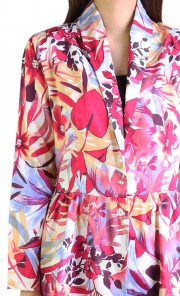 Peplum Jacket in Floral