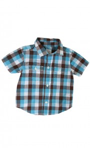 Plaid Shirt in Turqoise