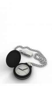 O'Chive Pocket Watch in Black 