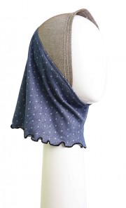 Polka Inner Jeans in Light Blue and Grey