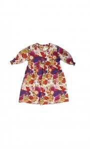 Long Sleeved Floral Summer Dress in Pink