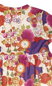 Long Sleeved Floral Summer Dress in Pink