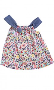 Simi Top in Blue Lexi Floral