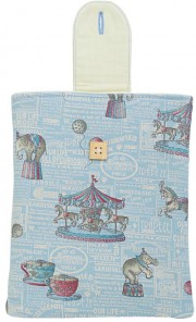 Circus Mayhem iPad Cover in White & Blue 
