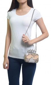 Gang Nam Xs Snakeskin Print with Silver Knuckleduster