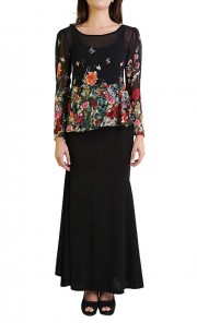 Riyana Peplum Set in Mix