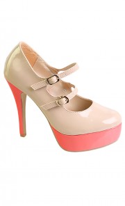 Ashleigh Pumps in Ombre Orange