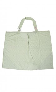 Cool Polka Nursing Cover in Apple Green