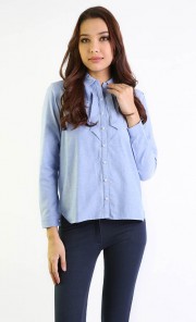 Madison Blouse in Blue