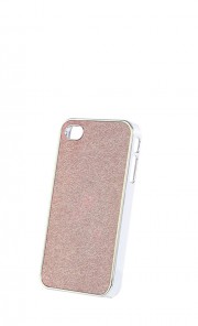 iPhone 4 Glitter Case in Peach