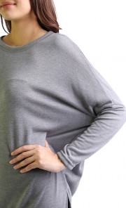 Basic Oversized Tee in Grey