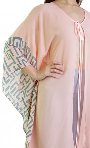 Batik Yucata Top in Light Pink