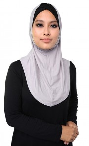Amani Tudung Syria Style in Grey