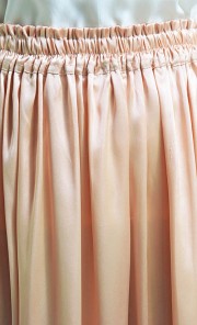 Corine Satin Skirt in Peach
