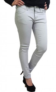 Sherrie Slim Cut Pants in Light Grey