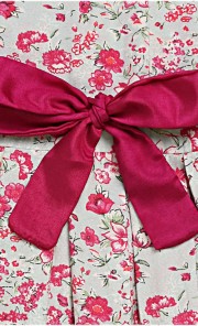 Floral Angelina Dress in Raspberry