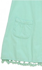 Coralie Dress in Aqua 