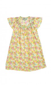 Floral Valerie Dress in Yellow 