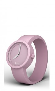 Tone 2 Tone Silicone Watch in Powder 