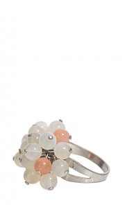 Moonstone Ring in White