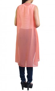 Camilla Vest in Peach