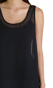 Dip Tank Top in Black 