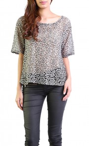 Lace Blouse in Black