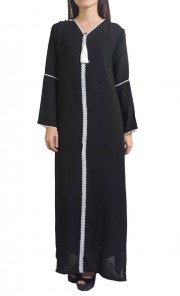 Jubah Hawa in Black