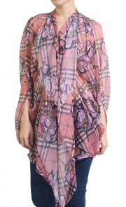 Chiffon Rose Top in Pink