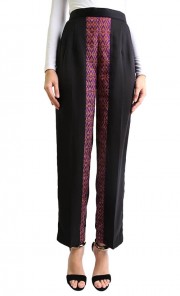 Kahla Pants in Black and Purple