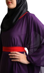 Rama Rama Top in Purple and Red