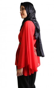 Rama Rama Top in Red and Brown