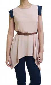 Chic Blouse in Peach