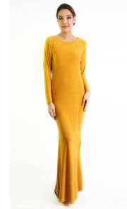 Kebaya with Mermaid Dress in Yellow