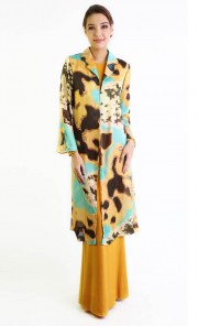 Kebaya with Mermaid Dress in Yellow