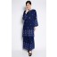 Sulam Kurung in Blue Black