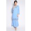 Beaded Modern Kurung in Light Blue