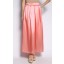 Box Pleated Skirt in Peach