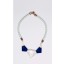 Akila Necklace in White and Blue