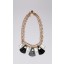 Donkor Necklace in Clear /Black
