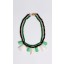 Gyasi Necklace in White /Green