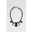 Hasani Necklace in Green /Black